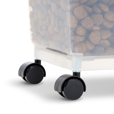 Iris 47 Quart Storage Container with Lid, Plastic, Gray (301045)