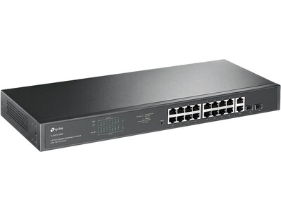 TP-LINK 18-Port Gigabit Ethernet PoE Unmanaged Switch, Black (TL-SG1218MP)