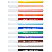 Prang Classic Kids Markers, Fine Tip, Assorted Colors, 144/Pack (80744)