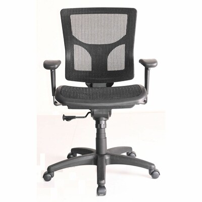 Lorell Conjure Ergonomic Mesh Swivel Task Chair, Black (LLR62014)