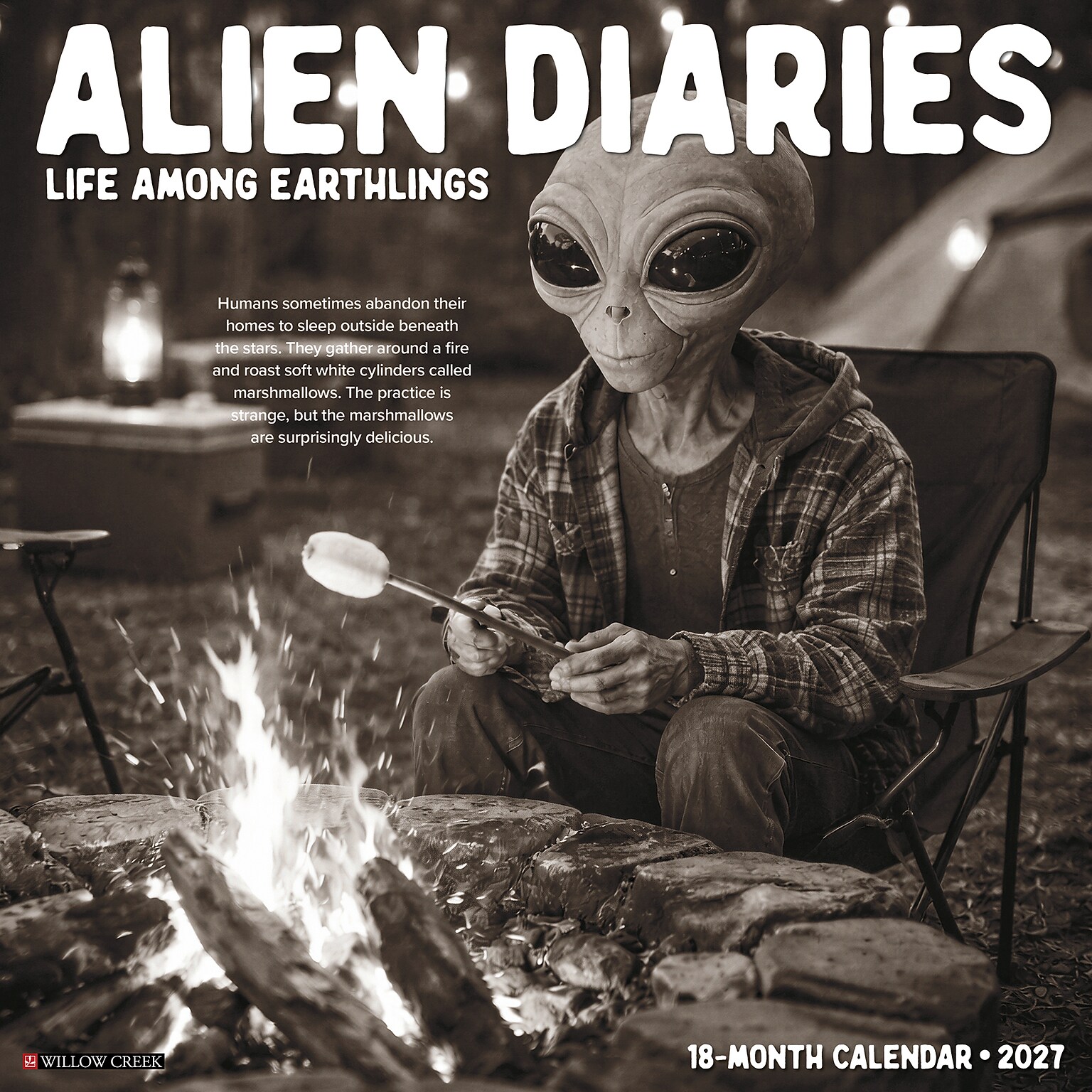 2027 Willow Creek Alien Diaries 12 x 12 Monthly Wall Calendar, Assorted Colors (58688)
