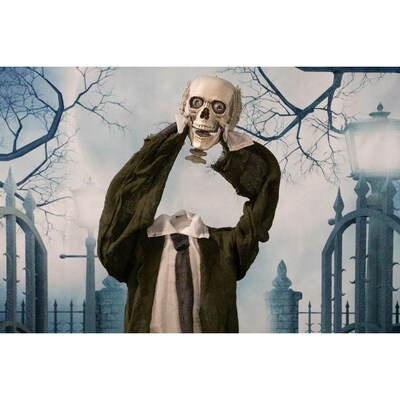 Haunted Hill Farm Life-Size Animatronic Headless Skeleton (HHMAN-2FLS)