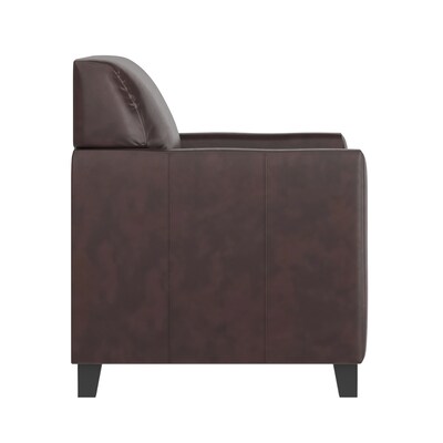 Flash Furniture HERCULES Diplomat Series LeatherSoft Office Guest and Reception Chair, Brown (BT8271BN)
