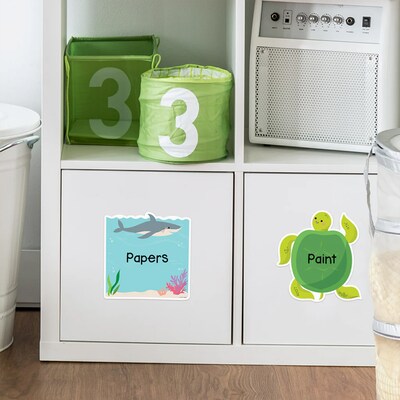 Creative Teaching Press Sea Friends Designer Cut-Outs, 36/Pack, 3 Packs/Bundle (CTP11053-3)