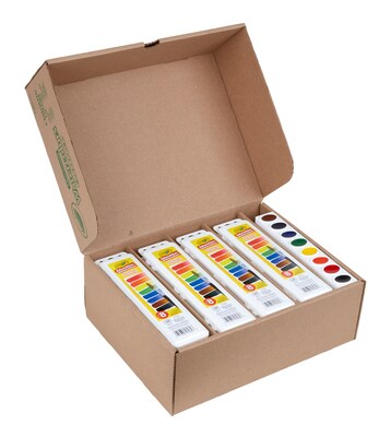 Crayola Classpack Watercolor Paint Trays, 36/Pack (BIN538101)