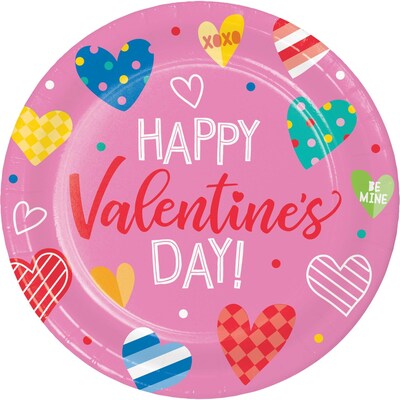 Creative Converting Vivacious Valentine Tableware Kit, Serves 8 (DTC9196E2A)