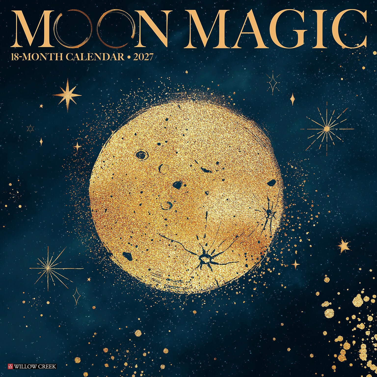 2027 Willow Creek Moon Magic 12 x 12 Monthly Wall Calendar, Assorted Colors (61305)