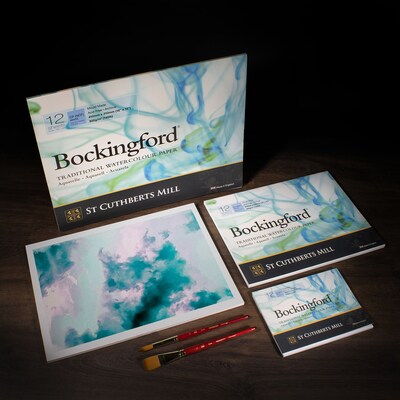 St Cuthberts Mill Bockingford 14 x 10 Watercolor Sketch Pad, 12 Sheets/Pad (STCT47130001011D)