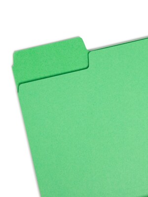 Smead File Folder, 3 Tab, Letter Size, Assorted Colors, 24/Pack (10480)