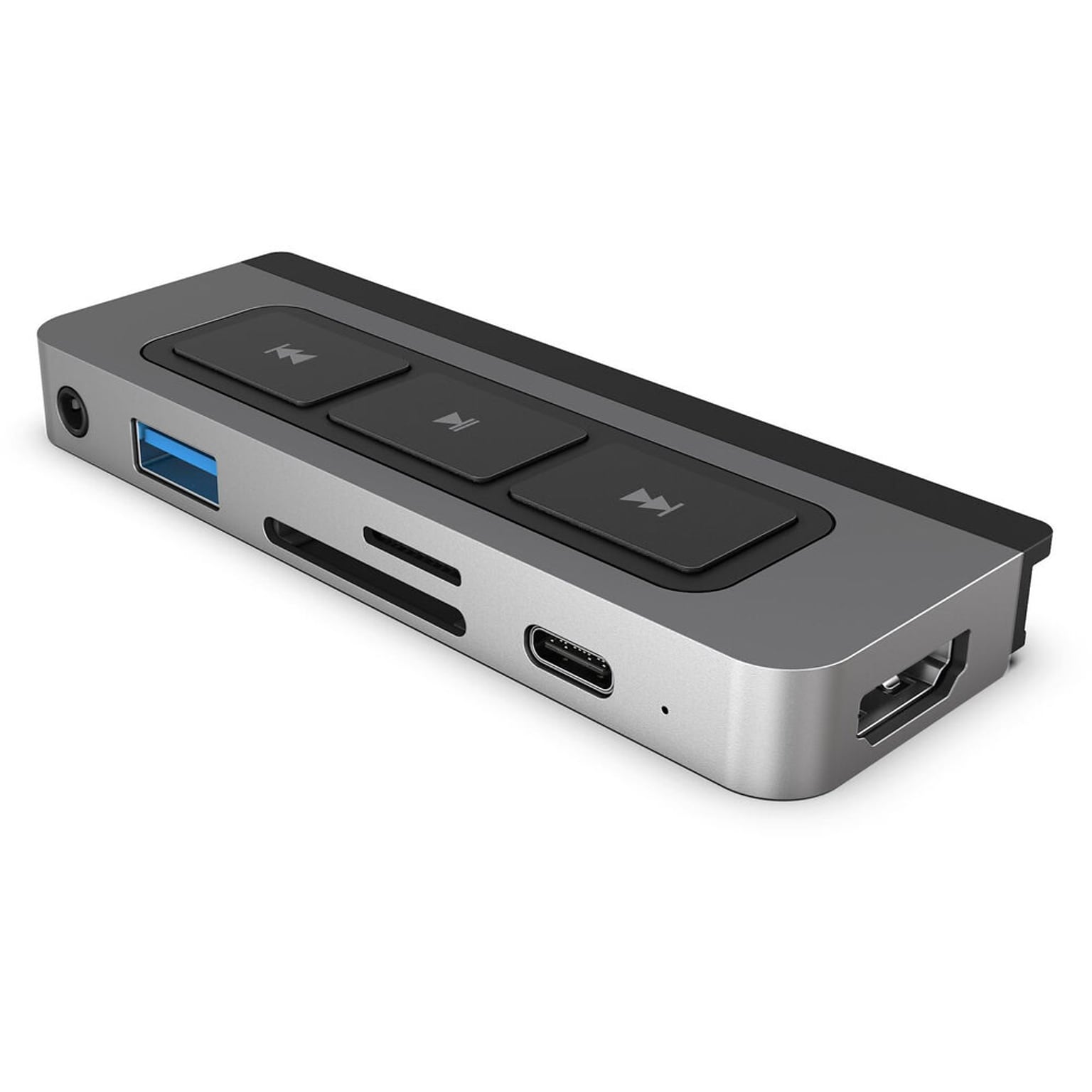 Hyper HyperDrive 6-Port USB-C Media Hub, Gray (HD449WM)