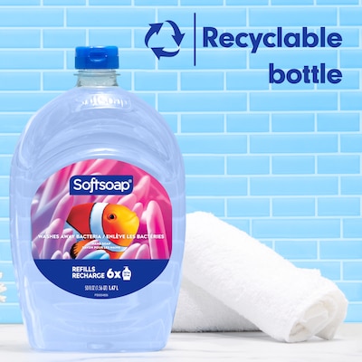 Softsoap Aquarium Liquid Hand Soap Refill, Fresh Scent, 50 oz. (61046102)