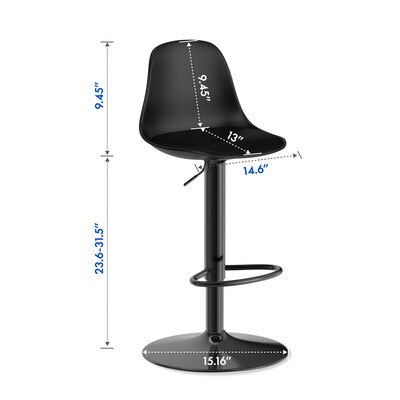 FlexiSpot BS1B Adjustable Height Stool for Soundproof Booths