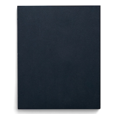 Staples Smooth 2-Pocket Paper Folder, Navy, 25/Box (50762/27539-CC)