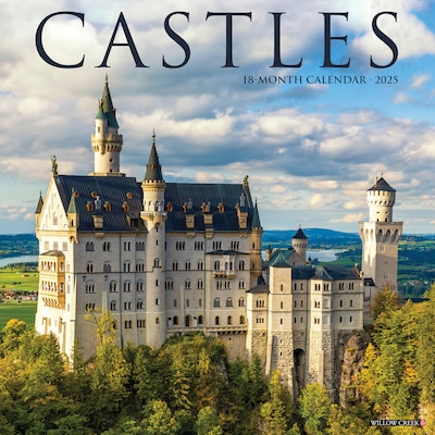 2025 Willow Creek Castles 12 x 12 Monthly Wall Calendar (42175)