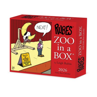 2026 Willow Creek Zoo In A Box 6.2" x 5.4" Day-to-Day Calendar (54543)