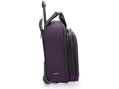 Solo New York Bryant 17.3" Polyester Rolling Laptop Bag, Purple Grape (PT138-33)