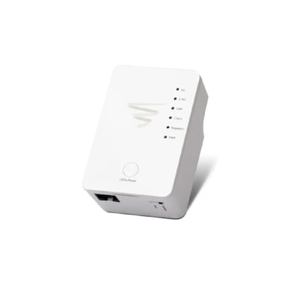 Luxul P Series AC1200 1200Mbps Dual-Band 802.11ac WiFi Bridge & Range Extender, Plug-In Wall, White (P40)