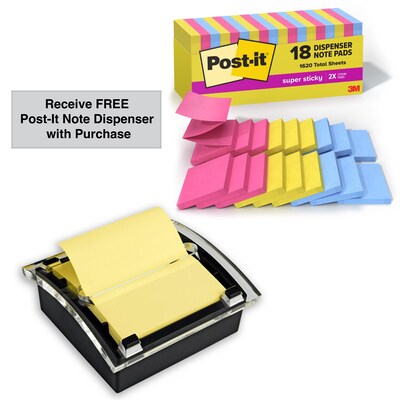 Free Post-It Note Dispenser w/Purchase of Pop-Up Note Summer Joy Cabinet Bundle