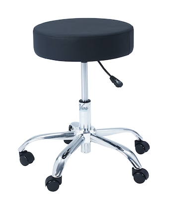 Viva Comfort Armless Vinyl Medical and Lab Stool, Black (ADI910-01-BLK-MK)