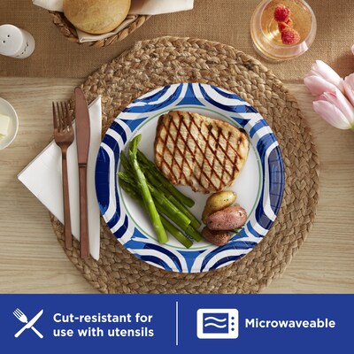 Dixie Ultra 10" Paper Plates, White, 64 Plates/Pack, 3/Packs (16525)