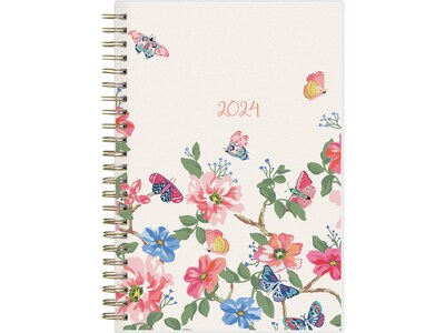 2024 Blue Sky Fly By 5 x 8 Weekly & Monthly Planner, Multicolor (140196-24)