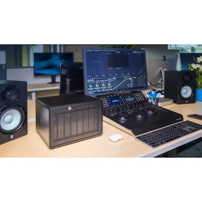 OWC ThunderBay 8 8-Bay Thunderbolt 3 RAID Enclosure, SSD & HDD, Black (OWCTB38JBKIT0)