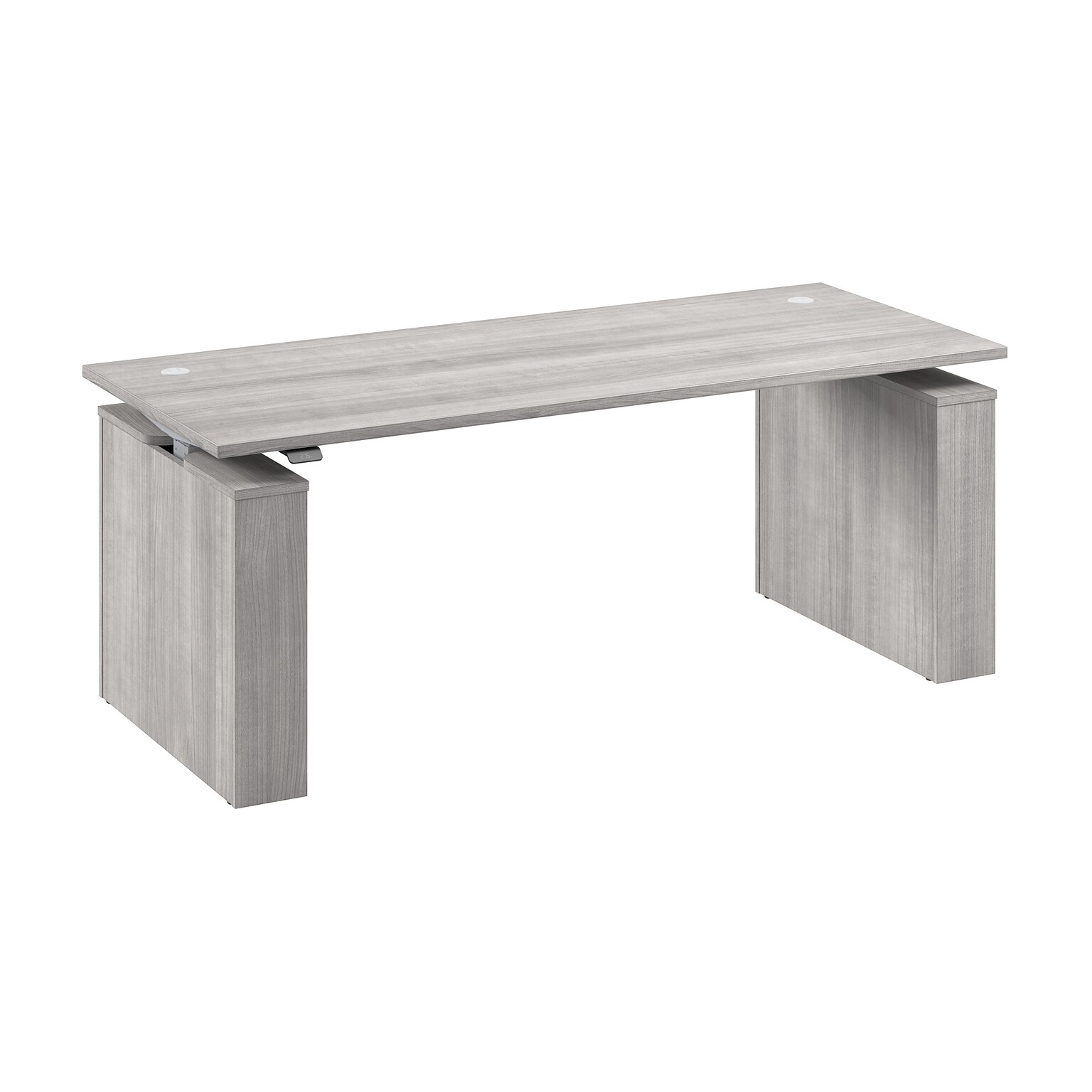 Bush Business Furniture Stratus 72W Electric Rectangular Adjustable Standing Desk, Platinum Gray (SUT002PG)