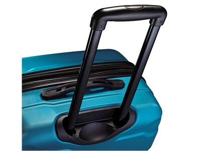 Samsonite Omni PC Polycarbonate 4-Wheel Spinner Luggage, Caribbean Blue (68310-2479)