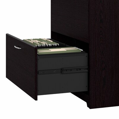 Bush Furniture Cabot 2 Drawer Lateral File Cabinet, Espresso Oak (WC31880)