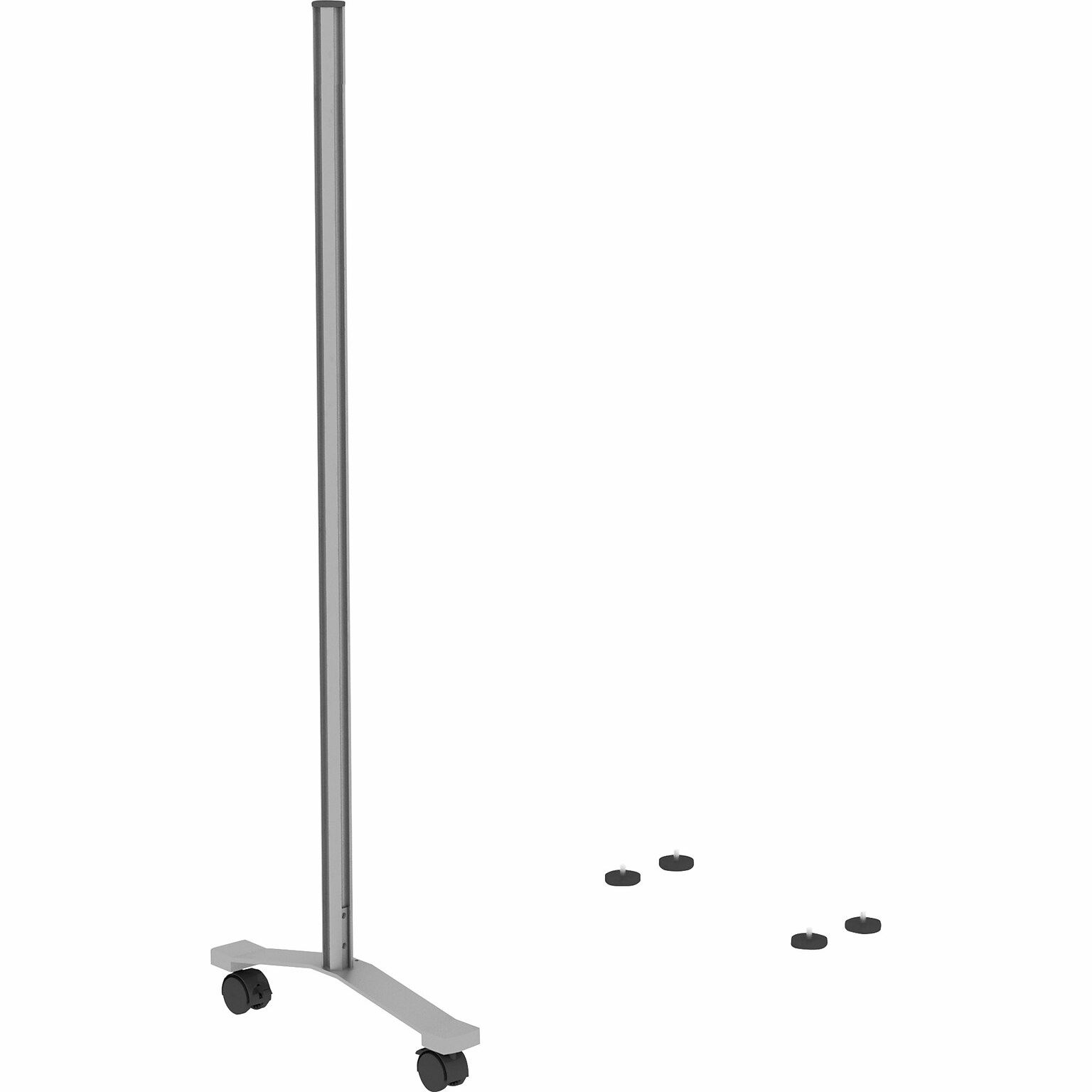 Lorell Adaptable Panel Legs for 50H Configuration, Silver (LLR90272)