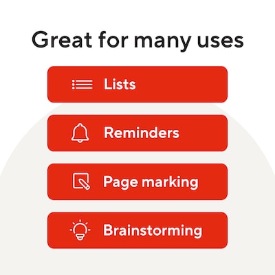 Staples Sticky Notes, 3" x 3", Bright Colors, 1200 Sheets - Vibrant Self-Stick Notes for Reminders, Planning & Collaboration