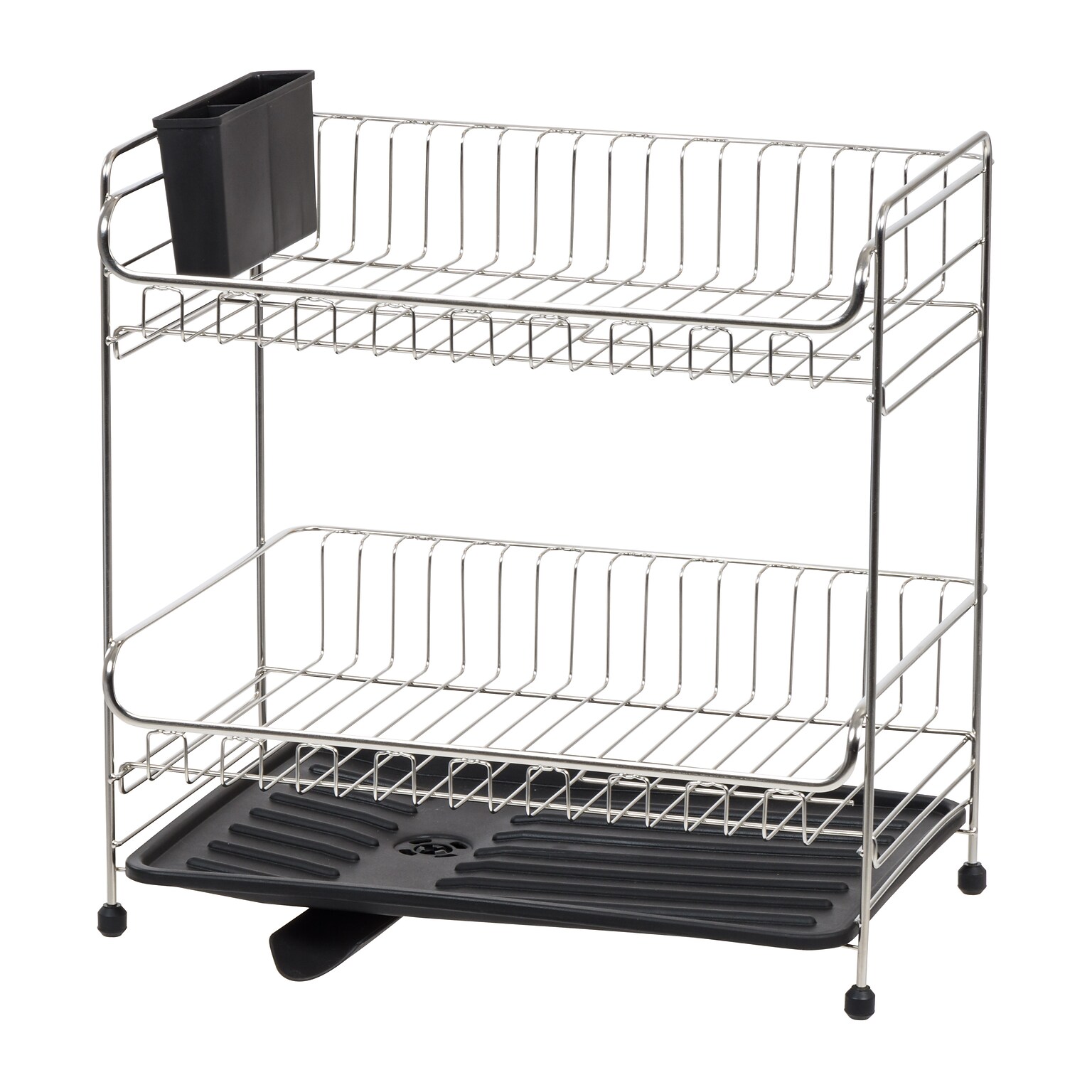 Iris Stainless Steel Dish Rack, Black (586692)