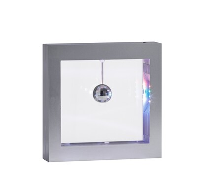 Simplee Adesso 9H LED Disco Ball Motion Light Box, Silver (SL3982-22)