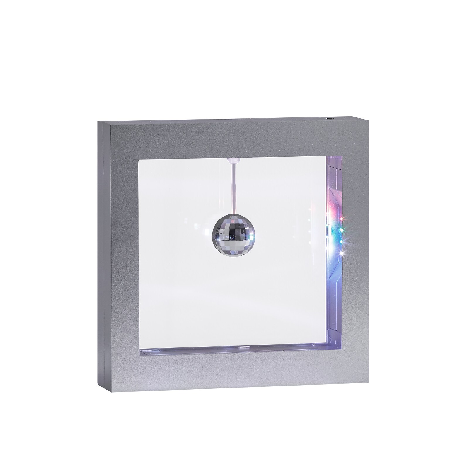 Simplee Adesso 9H LED Disco Ball Motion Light Box, Silver (SL3982-22)