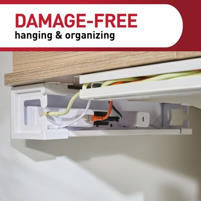 Command Power Strip Holder, White (17310-ES)