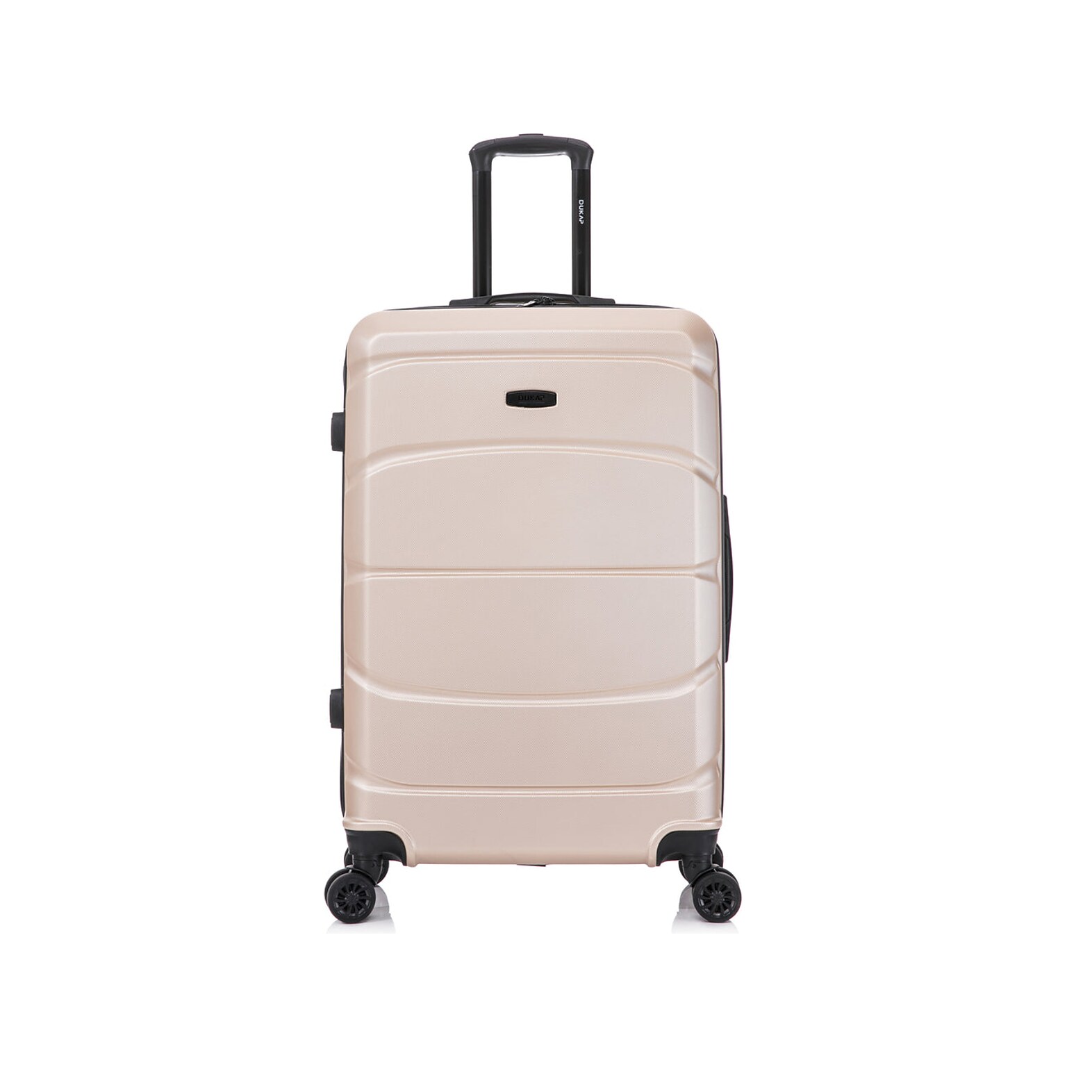 DUKAP SENSE Polycarbonate/ABS Large Suitcase, Champagne (DKSEN00L-CHA)