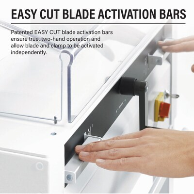 Triumph 4850 18 5/8" Guillotine Paper Cutter, White (CU0416L)