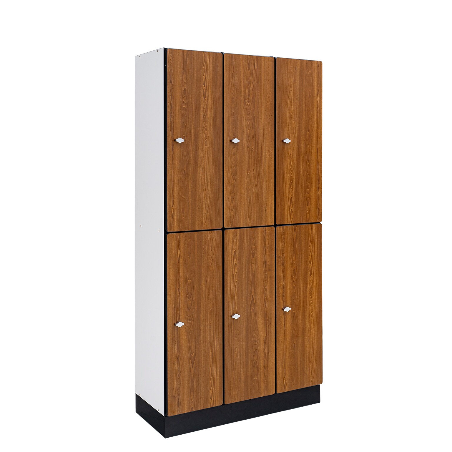 Alpine Industries 72 2-Tier 3-Column Storage Locker, Oak (701-O-3-MK)