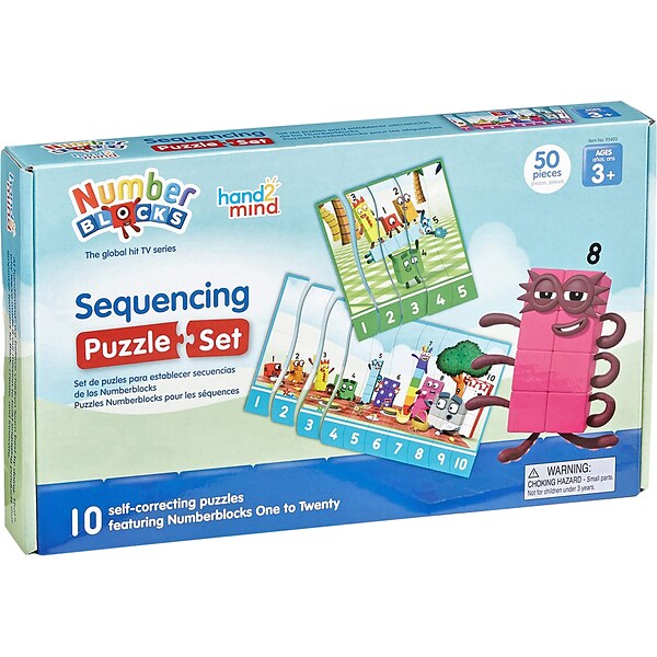 hand2mind Numberblocks Sequencing Puzzle Set (95403) | Quill.com