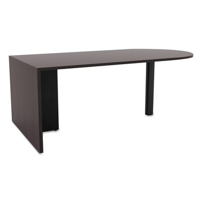 Alera Valencia Series D Top Desk, 71w X 35 1/2d X 29 1/2h, Espresso