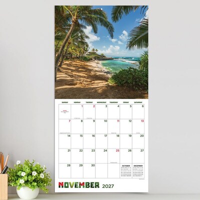 2027 TF Publishing Hawaii 12" x 12" Monthly Wall Calendar, Multicolored (27-1054)