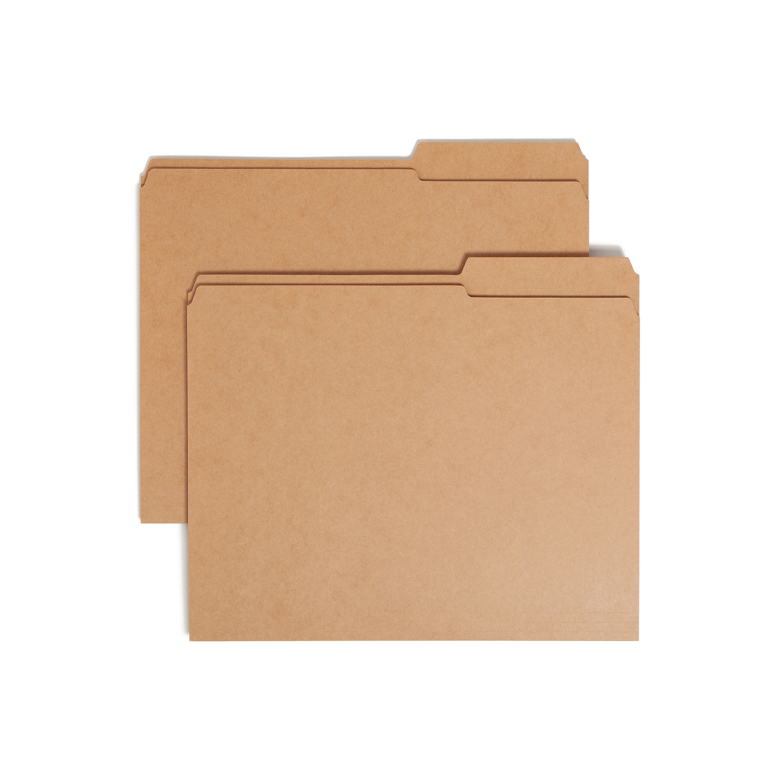 Smead File Folder, 2/5 Cut Tab, Letter Size, Kraft, 100/Box (10786)