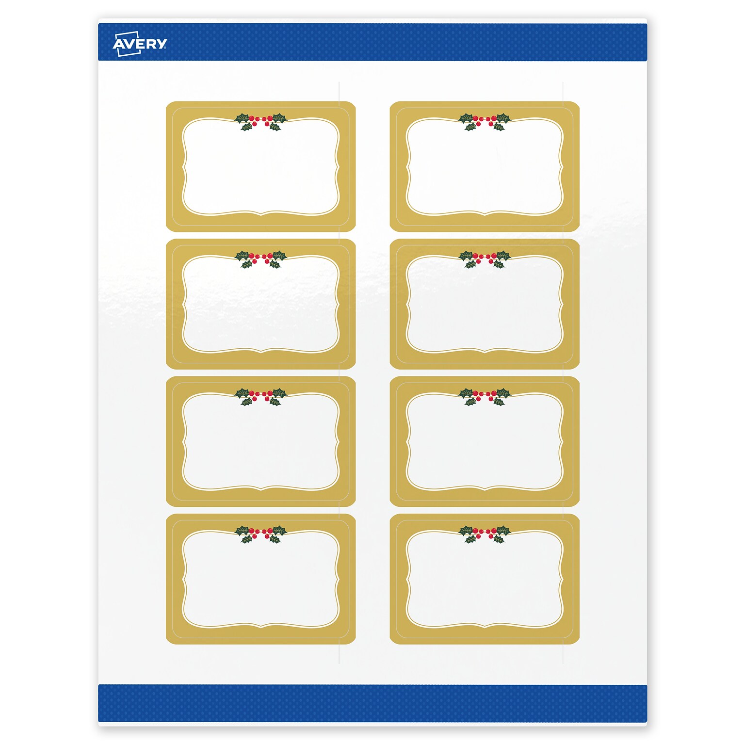 Avery Rectangle Multipurpose Labels, 2 x 3, White, 80/Pack (19479370472)