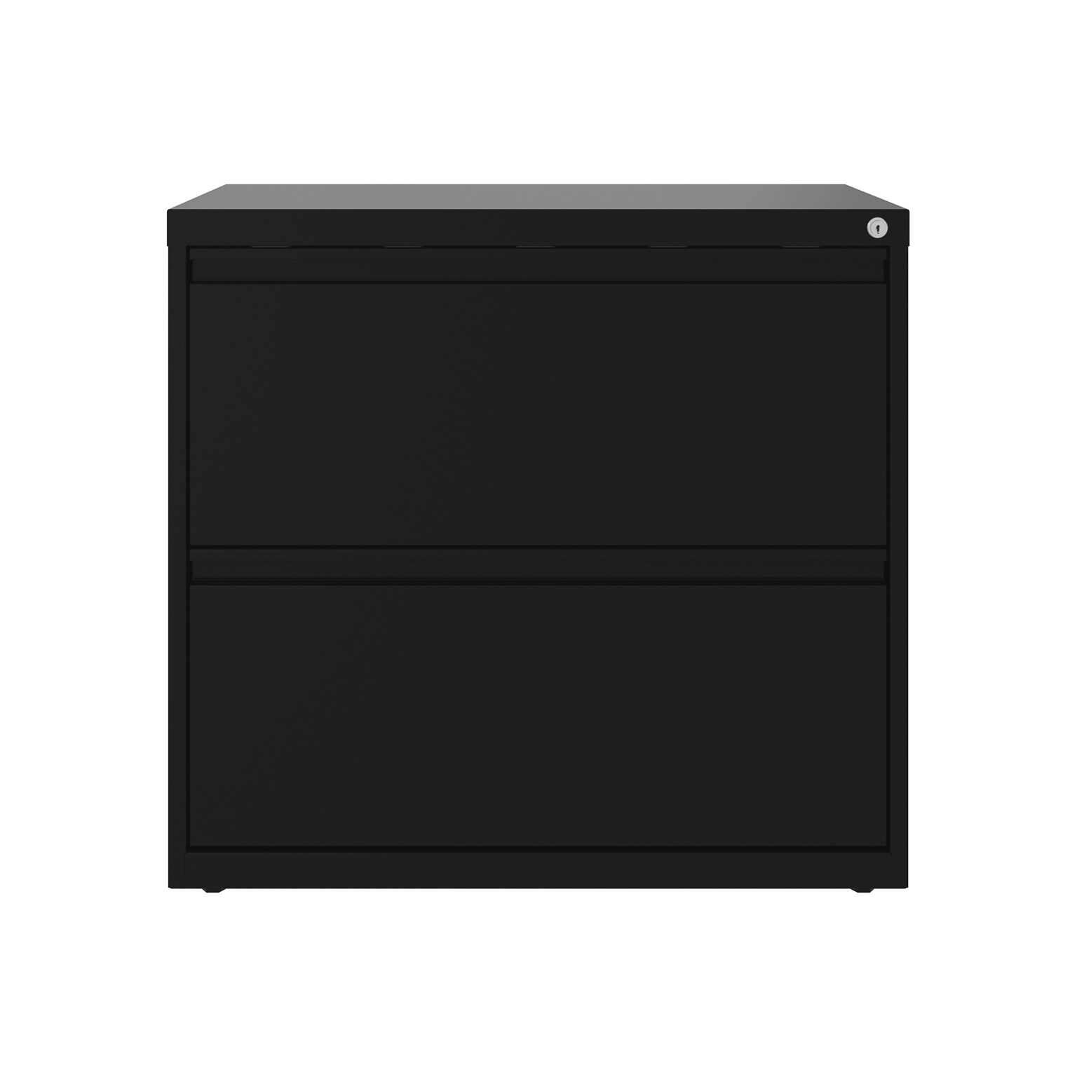 Hirsh 30 2-Drawer Lateral 101 File Cabinet, Black (24081)