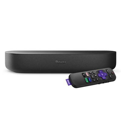 Roku Streambar 4K/HD/HDR Streaming Media Player & Premium Audio, All In One (9102R)