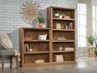 Sauder Select 44"H 3-Shelf Bookcase, Sindoori Mango (426416)