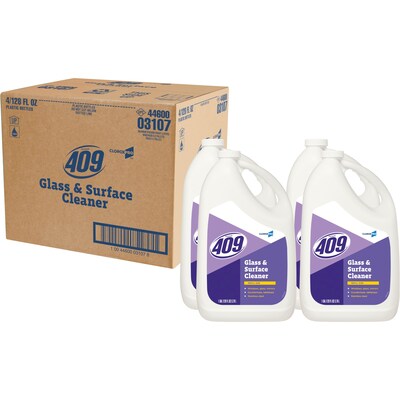CloroxPro Formula 409 Glass & Surface Cleaner Refill, 128 oz. Each, Pack of 4 (03107)