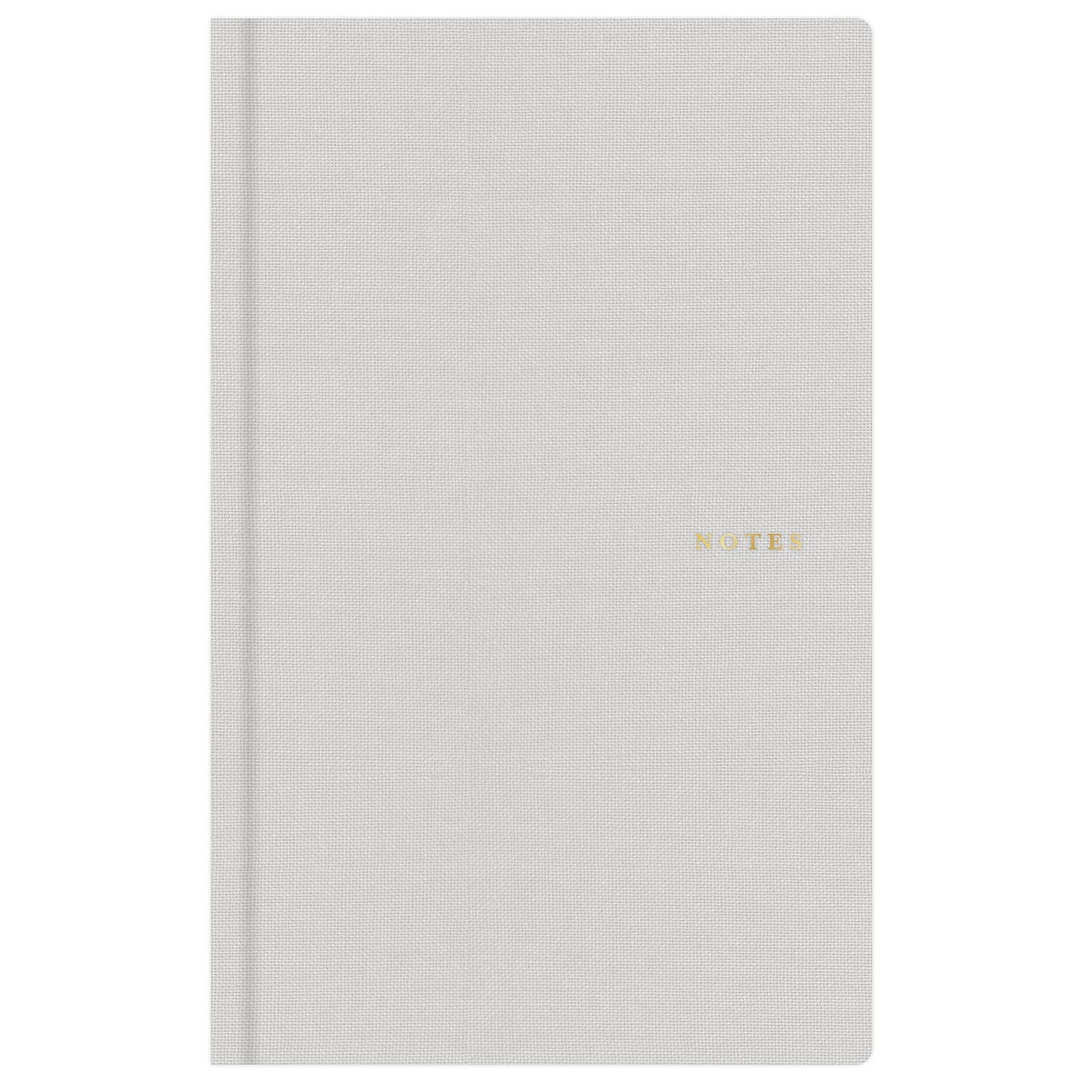 Blue Sky Bespoke Letterpress 5 x 8 Undated Personal Organizer, Fabric Cover, Dove Grey (159136)