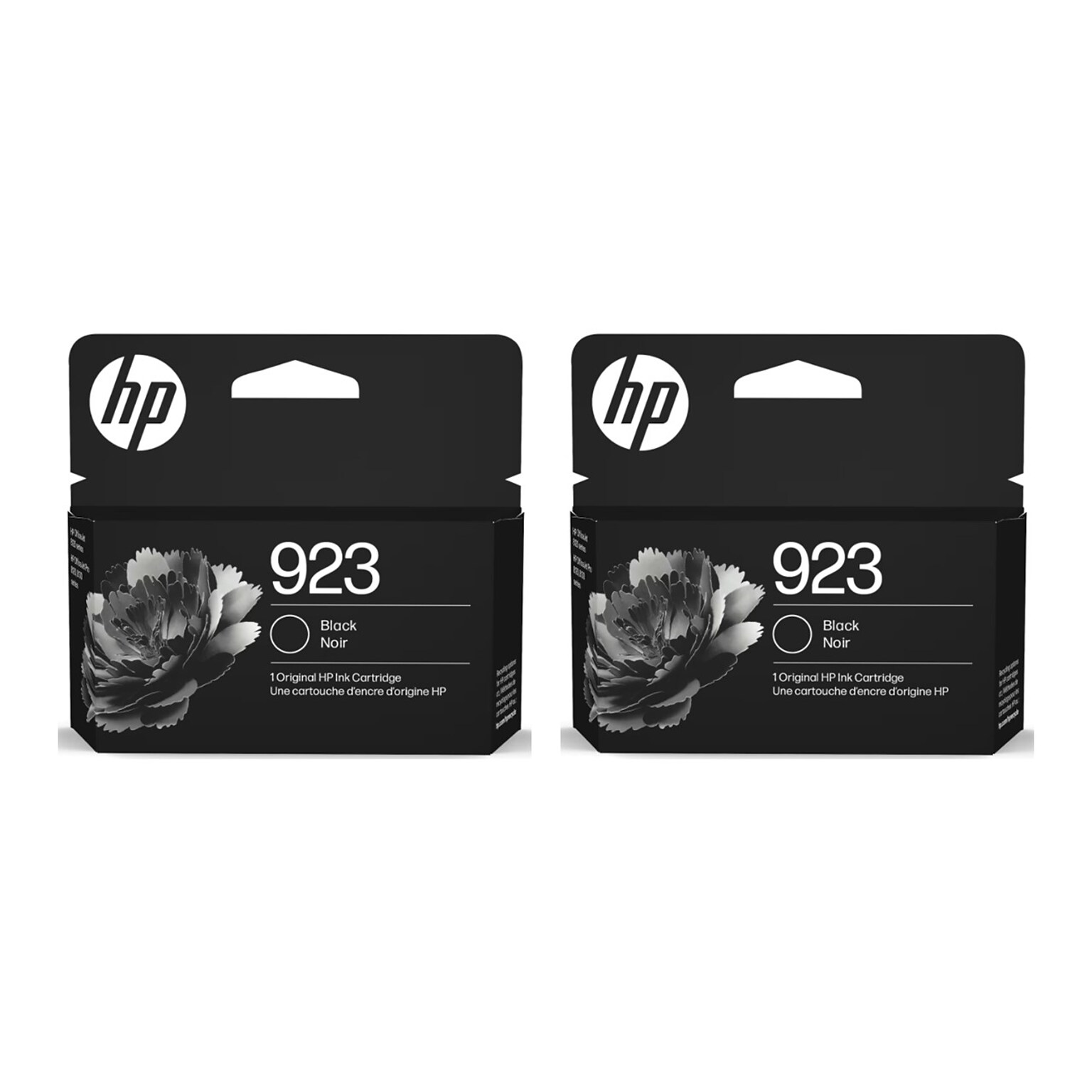 HP 923 Black Standard Yield Ink Cartridge 2 Pack