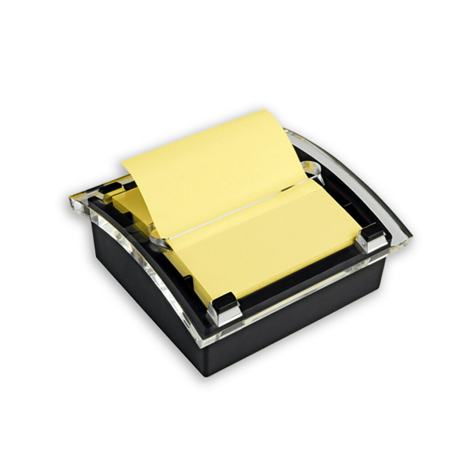 Post-it Pop-up Notes Dispenser for 3 x 3 Notes, Black/Clear (DS330-BK)